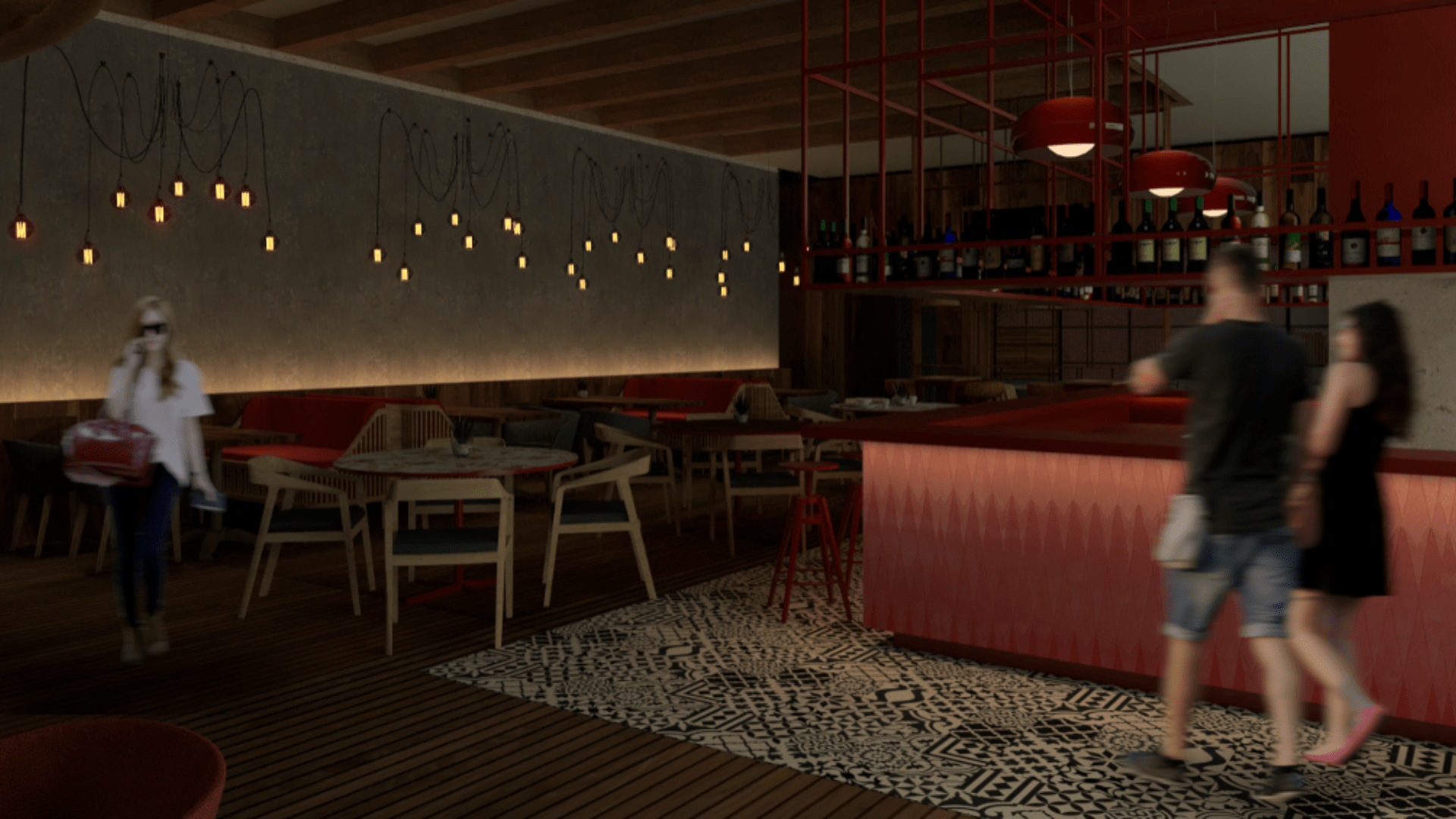 Restaurante Fourpoints, por Diana Plascencia
